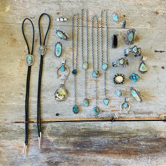 SOLD ♥️ Apache ♥️ Rosella Paxson Sterling Silver & Turquoise Ring - Picture 14 of 14